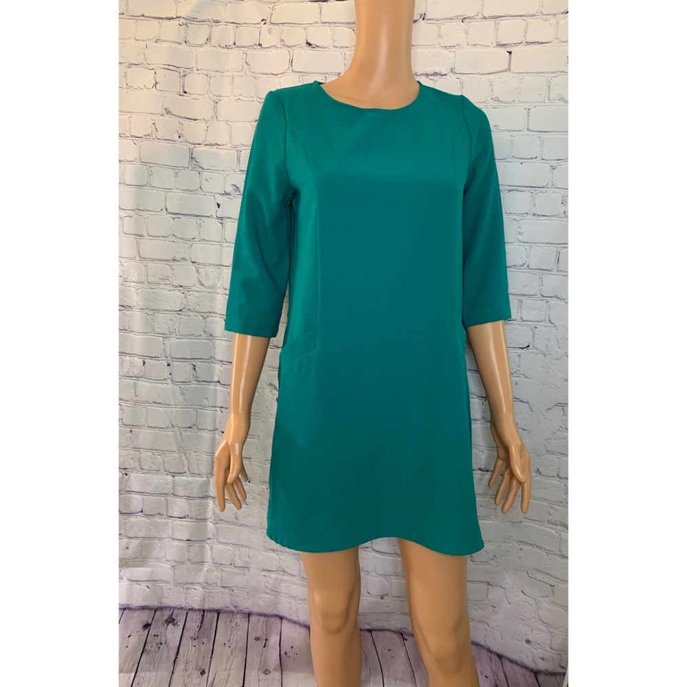 JACK Teal size XS Mid Sleeve Dress